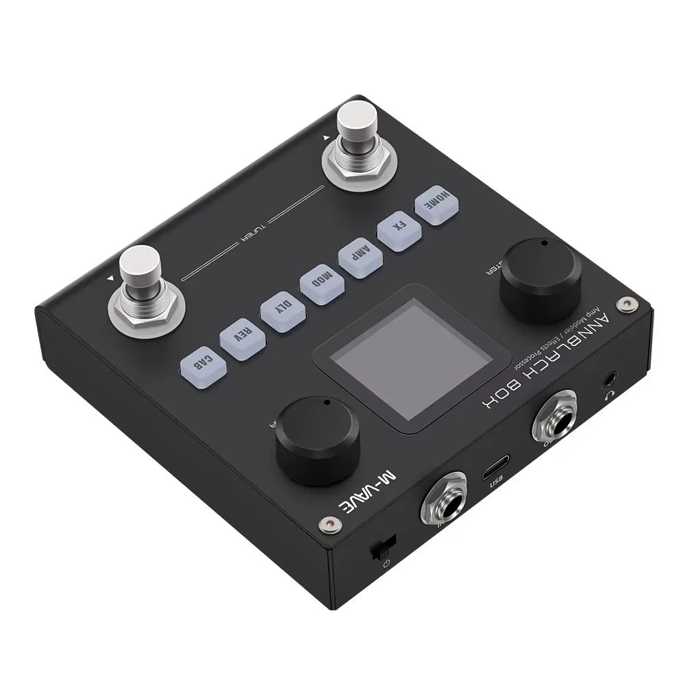 新品 M-vave ANNBLACKBOX マルチエフェクター M-VAVE ANNBLACKBOX Guitar / Bass AMP Modeler Portable Multi
