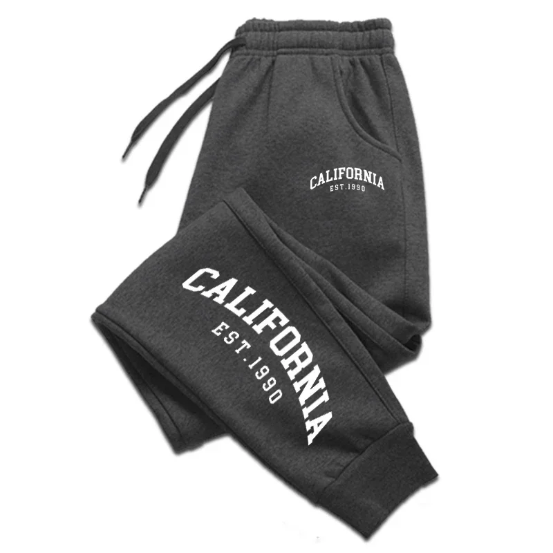 CALIFORNIS Print Sweatpants Young Boy Spring Autumn Sport Pants Jogger Pants Warm Soft Comfortable Trousers