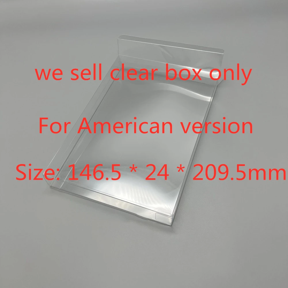 Collection Display Box For SEGA Saturn/SS Rectangle Game Storage Transparent Boxes TEP Shell Clear Collect Case