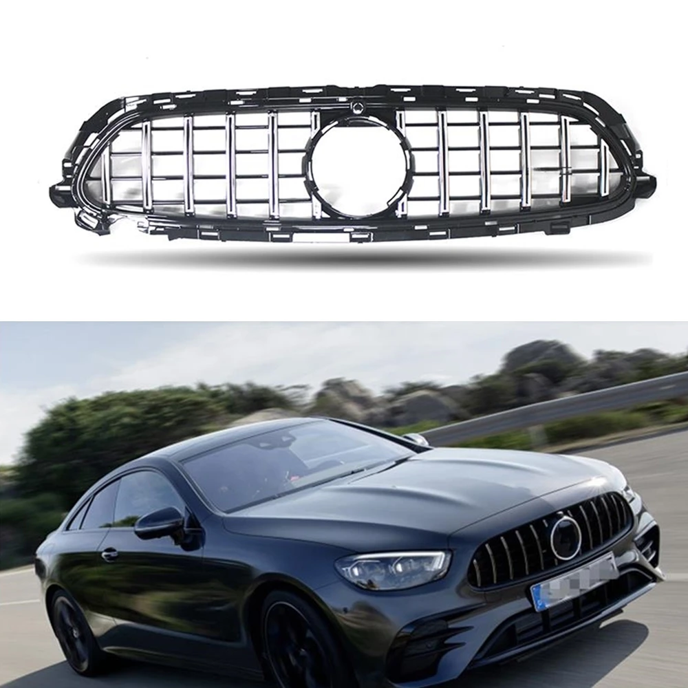 

Car Front Grille Grill Upper Replacement Bumper Hood Mesh Auto Accessories For Mercedes Benz W213 E-Class E43 2021-2023 GT Style