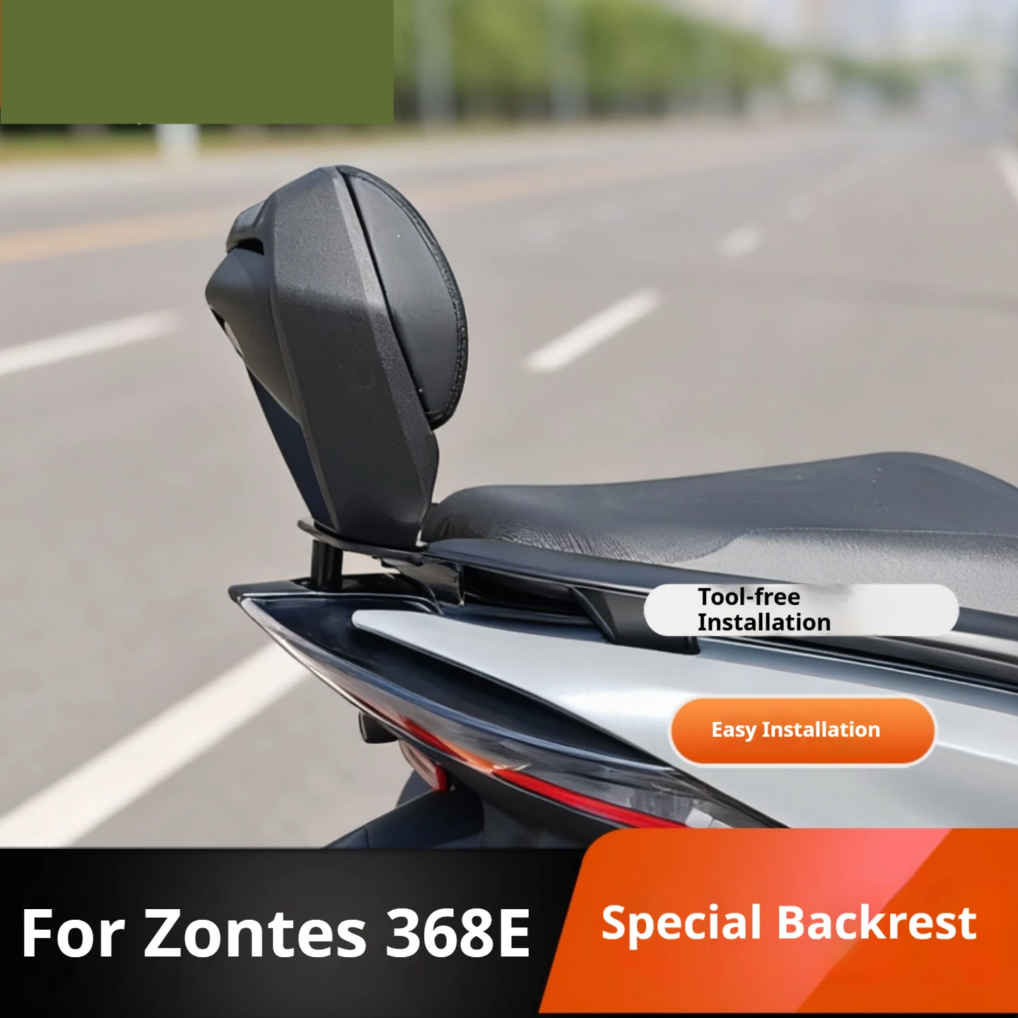 For Zontes 368E Scooter Model‑specific Aluminum Alloy Rear Backrest Modified Accessories