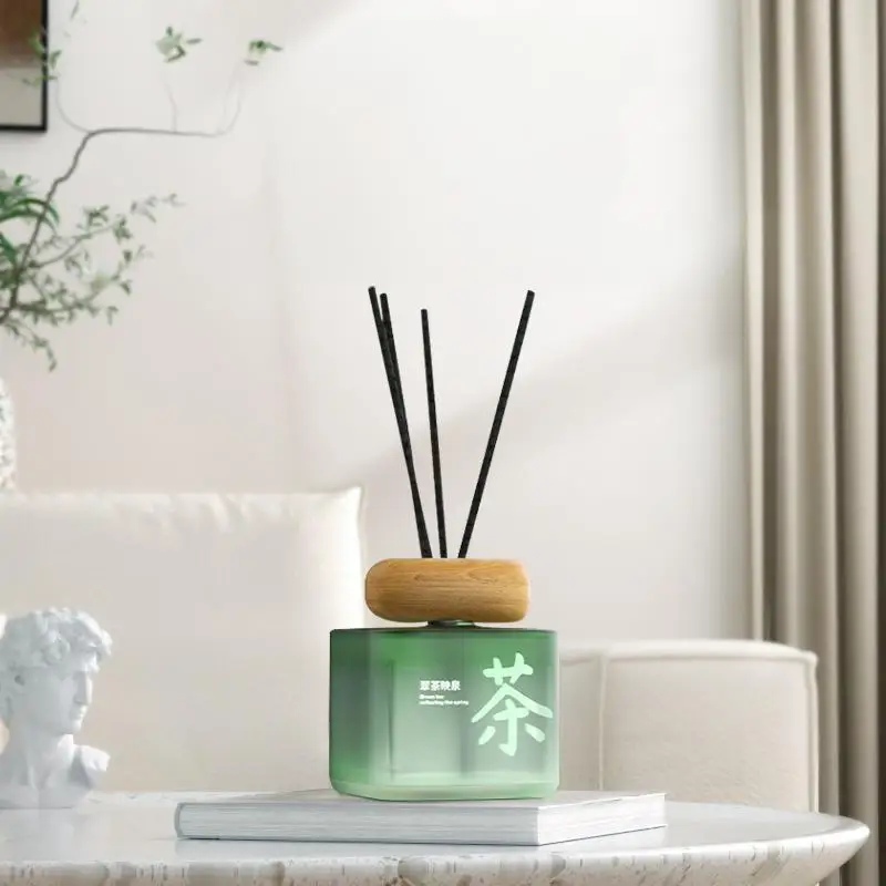 

Matarile Tea Fragrance Incense Vine Essential Oil Black Fiber Rod Bedroom Set Home Decor Household Diffuser Air freshener