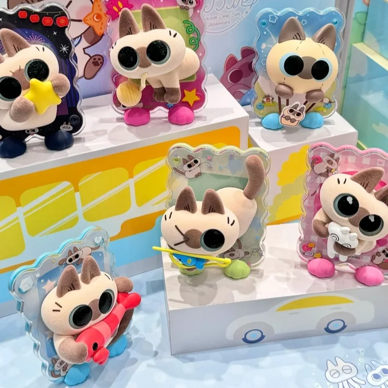 

Оригинальная слепая коробка Azukisan A Moment Of Healing Series, полутрехмерные магниты на холодильник, кавайный кот, стиль, аниме, подарок