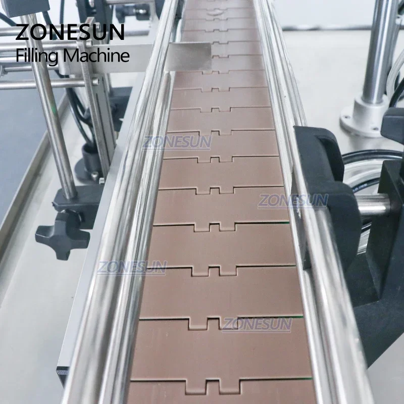 ZONESUN ZS-YT6T-6Y Mesin Pengisi Otomatis Garis Pengisi Botol Air Deterjen Sabun Jus Buah Pneumatik