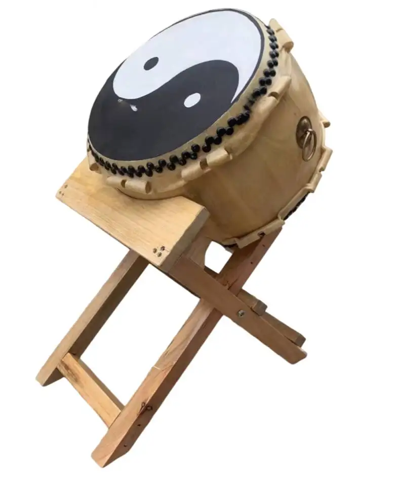 Taiko 16 inches customize Taiji pattern complete set percussion instrument