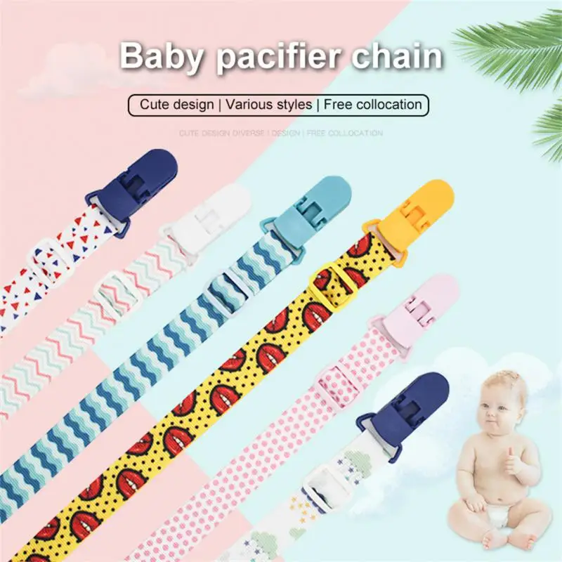 Baby Infant Pacifier Clips For Newborn Anti-lost Chain Dummy Clip Nipple Holder Toddler Nipple Soother Clips Baby Teether Toys