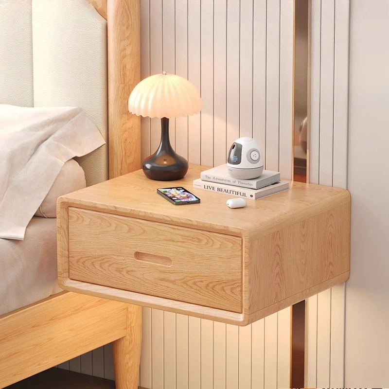 Storage Locker Drawers Side Nightstand Nordic Organizer Floating Night Table Hanging Organizer Mid-century Bedroom Furniture