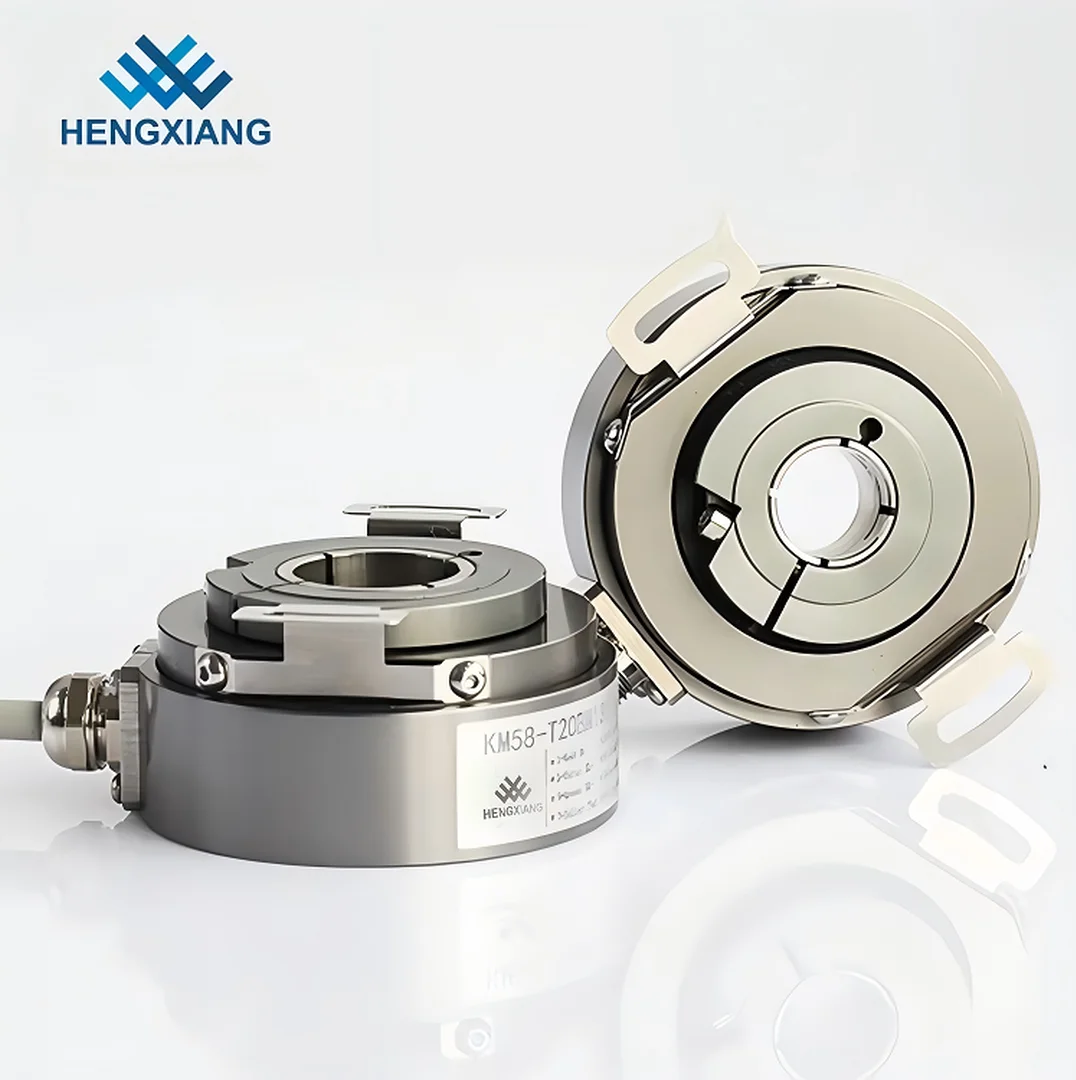 KM58 25mm Hollow Shaft Encoder 5V Multi-turn Elevator Parts Optical Rotary Absolute Encoder Price 26 Bit RS485 Interface