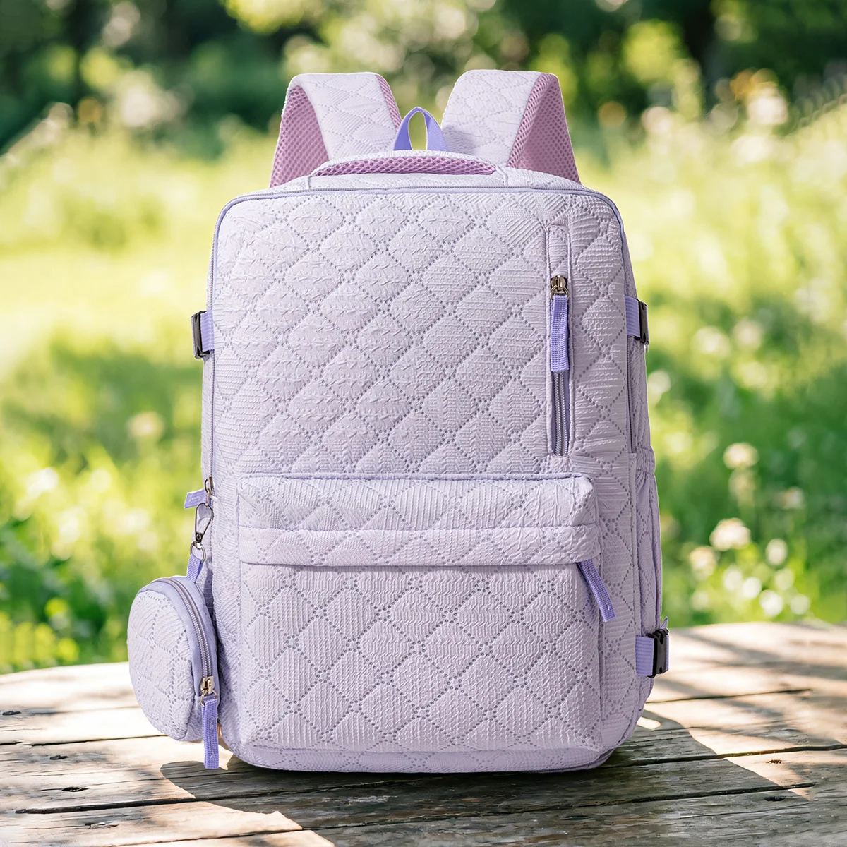 Cross-border men's business backpack with shoe compartment, large capacity for business trips, travel luggage bag, laptop bag, student schoolbag for women
