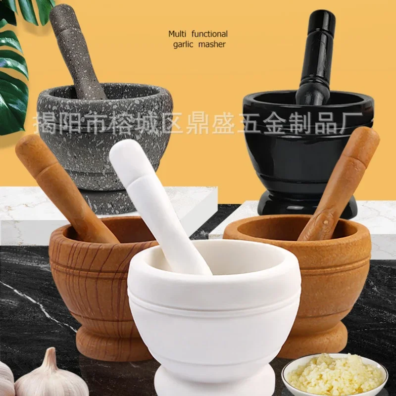 Spice Garlic Crusher Manual Household Garlic Crusher Multi Functional Medicinal Herb Powder Grinding Multi Purpose Practical