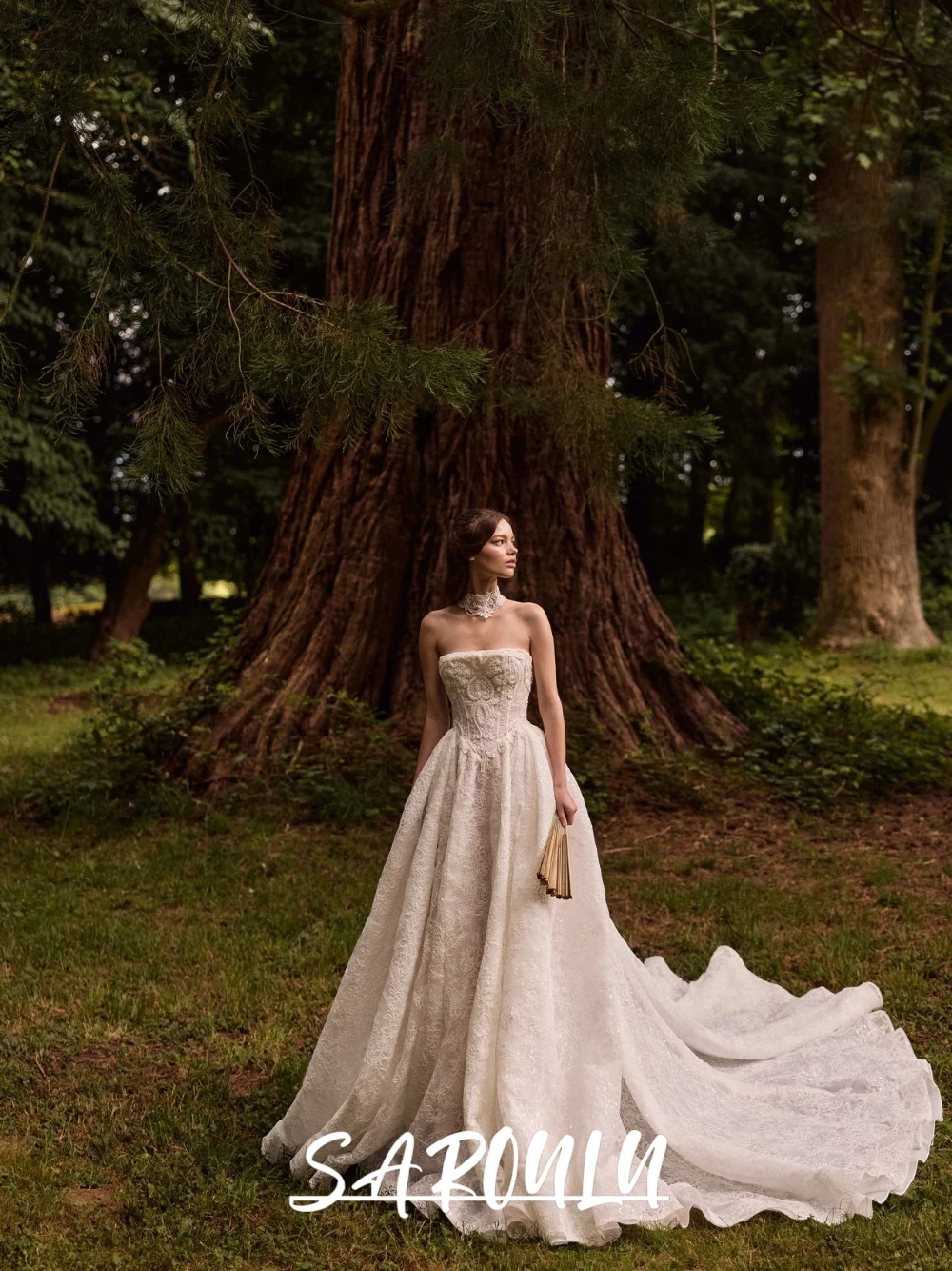 

Retro Romantic A Line Wedding Dress Lace Detachable Long Sleeves Beads Embroidered Bridal Gown Elegant Court Train Customized