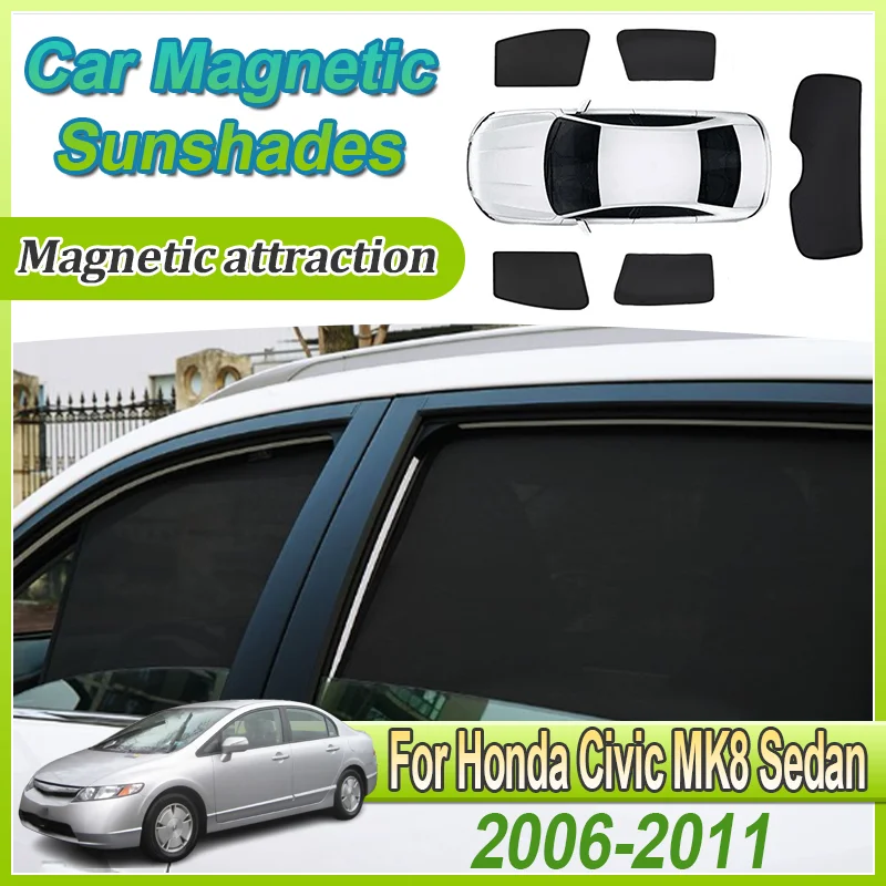 

Солнцезащитный козырек для Honda Civic 8-го поколения (седан 2008) и Acura CSX (2006-2011) – аксессуар для автомобиля, защита от УФ-лучей