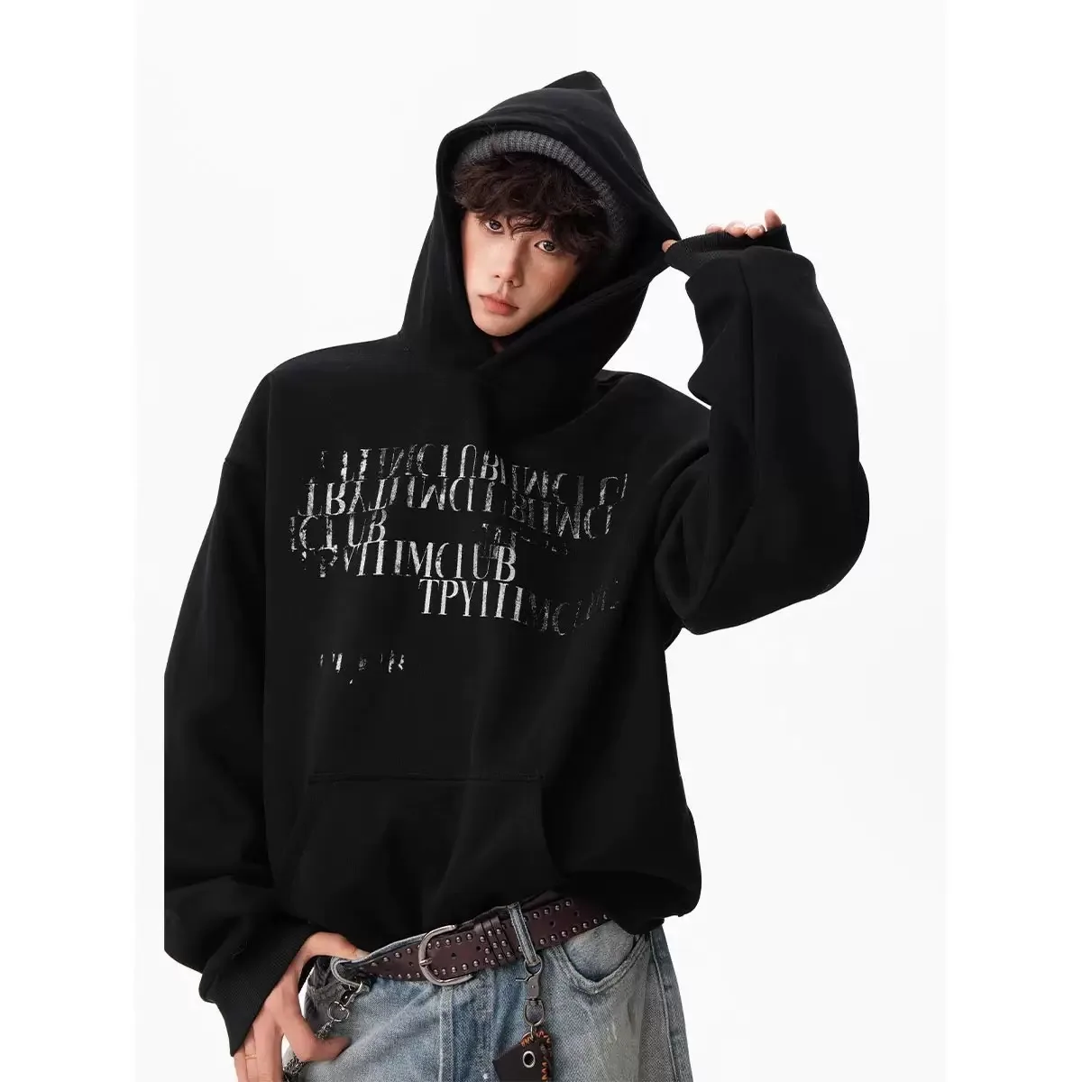 

Mens With Hat Hoodies Premium Extreme Sports Inspired Design Bold Graphics Casual Style Youth Appeal Urban Culture Everyday Wear