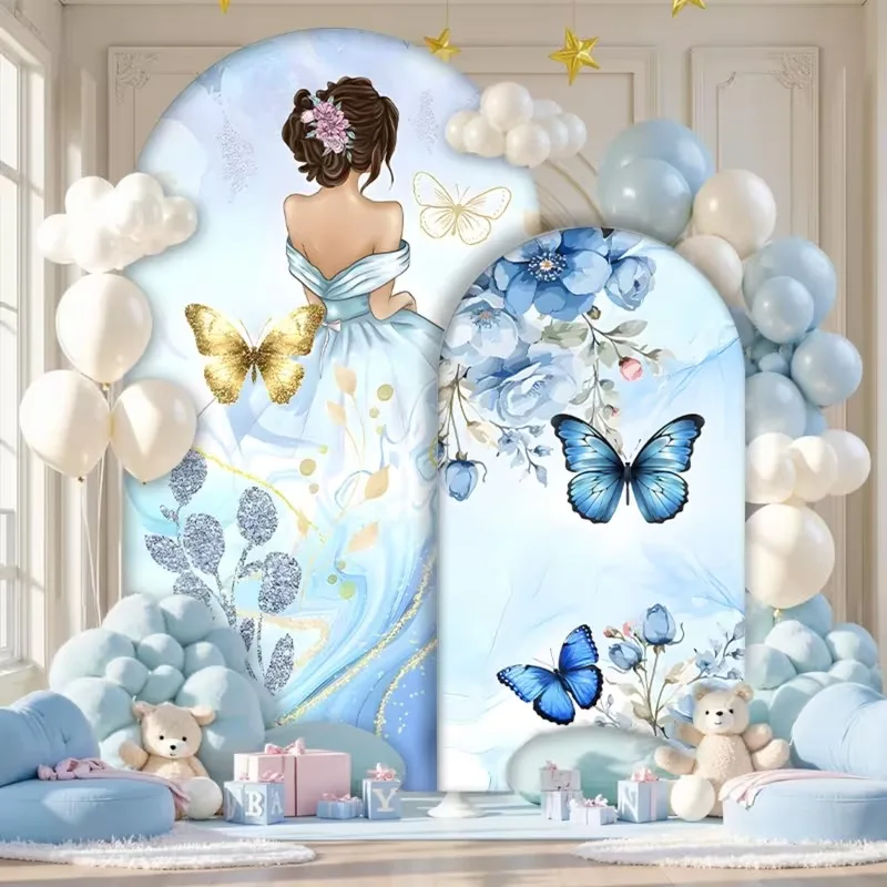 

Фон для фотозоны Mehofond: Декор для вечеринки в честь 15-летия девочки, дня рождения, крестины, в стиле «Милая принцесса» с аркой Кьяра