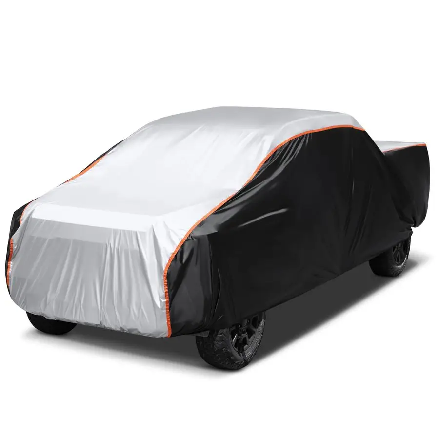

Layers Truck Car Cover Waterproof All Weather Rain Snowproof UV Protection Windproof Outdoor Pickup Cover Full Car Cover Car Sno