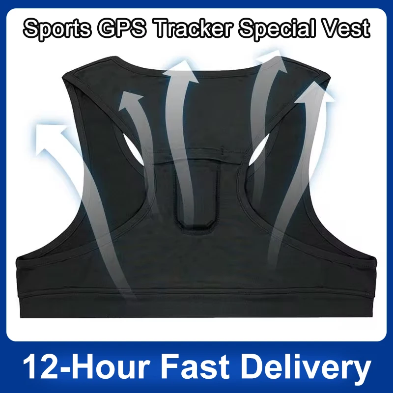 Soccer GPS Tracker Vest Fitness Vest Tank Top Football Vest Workout Tank Top Breathable GPS Tracker Vest Sports Vest For Men