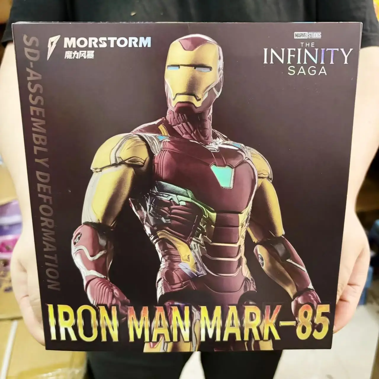 Figura de Los Vengadores móvil conjunta de 17cm, modelo de Iron Man, juguete transformable, muñeco de acción, estatuilla de juguete, juguete para niños, regalo ornamental