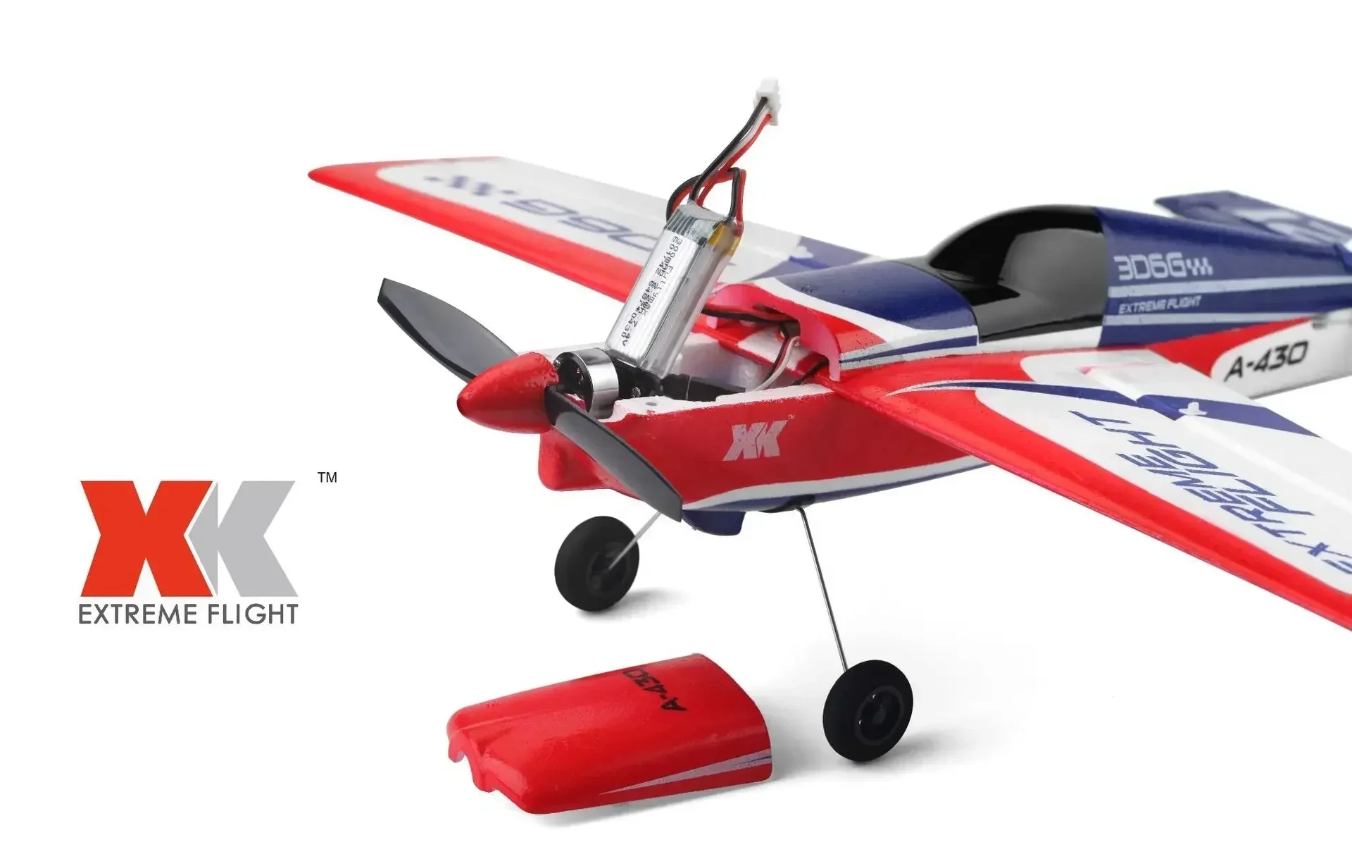 WLtoys XK A430S RC Plane 2.4G 5CH 3D 6G System RC Airplane 430mm Wingspan EPS Foam toy Aircraft Brushless Motor