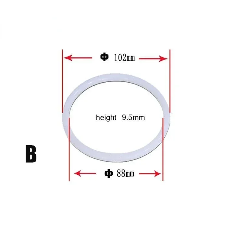 15PCS Ice Cream Machine Spare Parts Horn Sleeve Gasket Discharge Valve Rubber Ring Seal