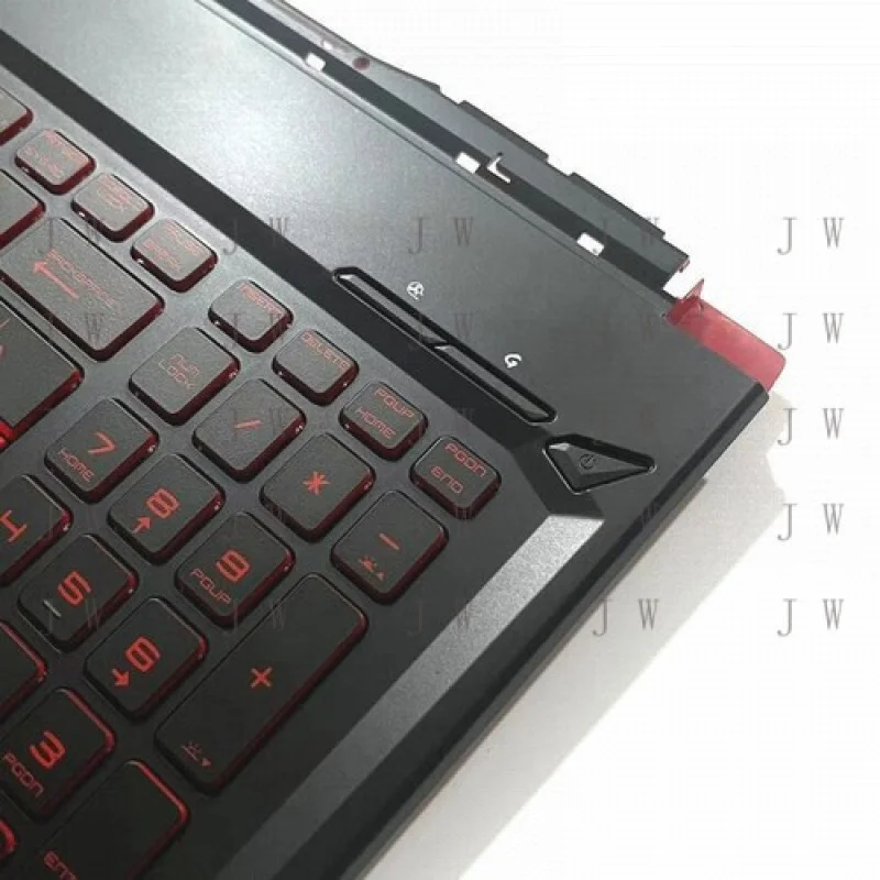 DDJ  New For MSI GP63 GL63 MS-16P4 MS-16P5 Upper Palmrest Case Red Backlit Keyboard - view 3
