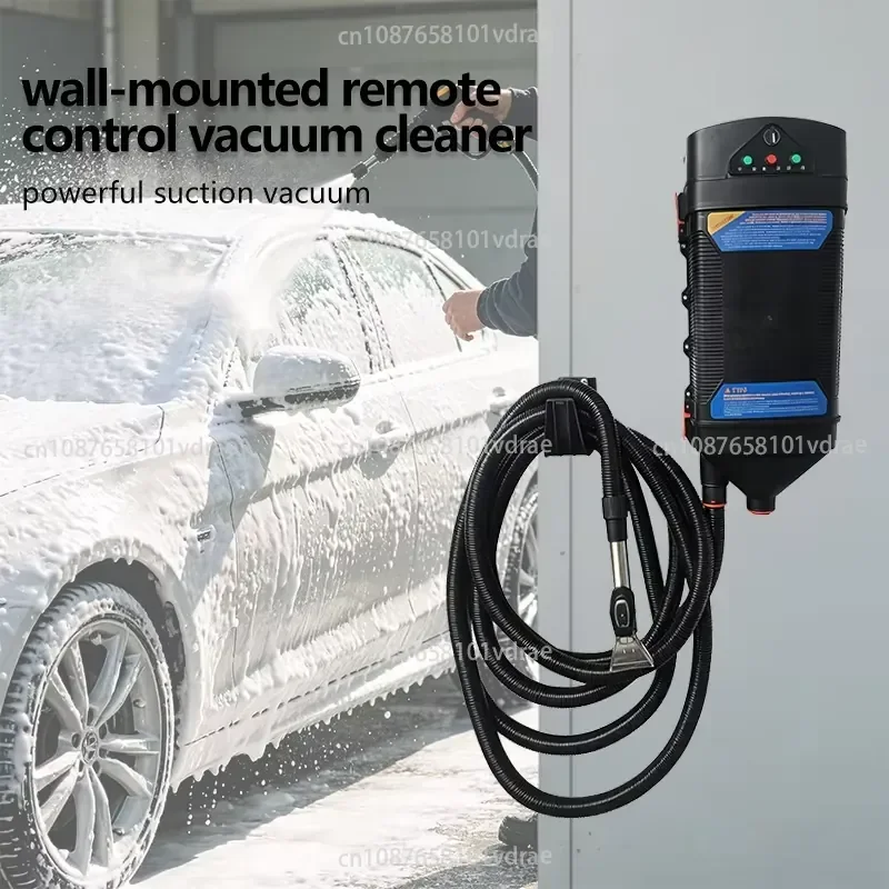 Rod Remote Control Dry and Wet Dual-purpose Car Vacuum Cleaner with Handle Control Function, Car Interior Carpet Cleaner With