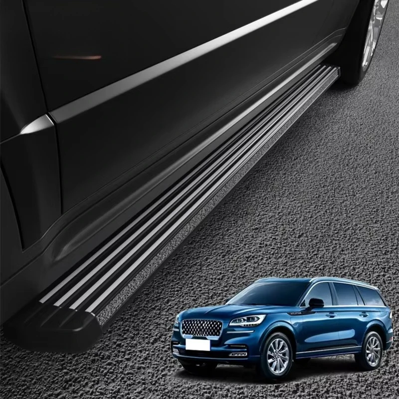 New Arrival Quick Shipment Wholesale Auto Body Modification Parts SUV Side Step Car Black Running Board for Lincoln Aviator