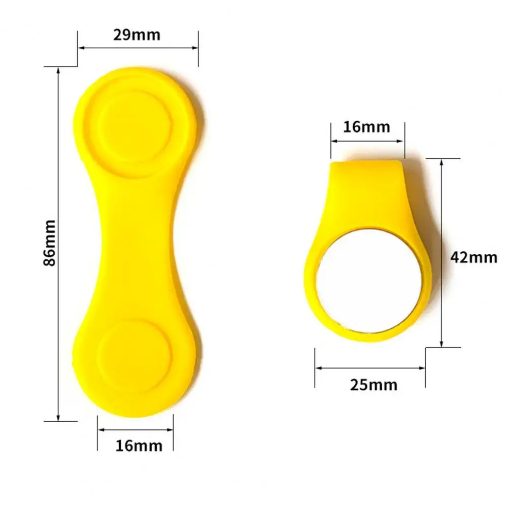 2 шт., силиконовые зажимы для шапки для гольфа