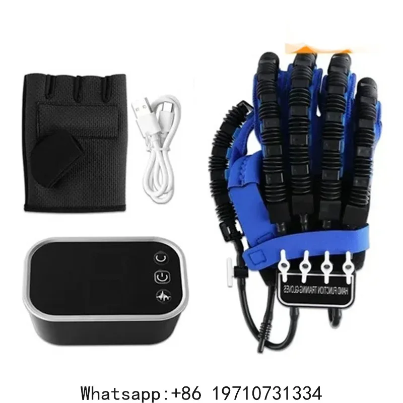 Right Hand Rehabilitation Glove Right Hand Rehabilitation Robot Glove 9 Gear Strength Adjustment Hand Finger Exerciser