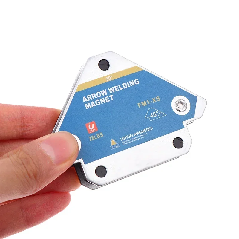 1/2/3Pcs Magnetic Welding Holders 45°Magnet Weld Fixer Angle Solder Arrow Positioner Ferrite Holding Auxiliary Locator Tools