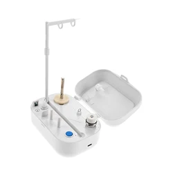 White Household Industrial Electric Winding Machine Automatic Bobbin Winder With Auto Stopper For Sewing Machine Thread Winding