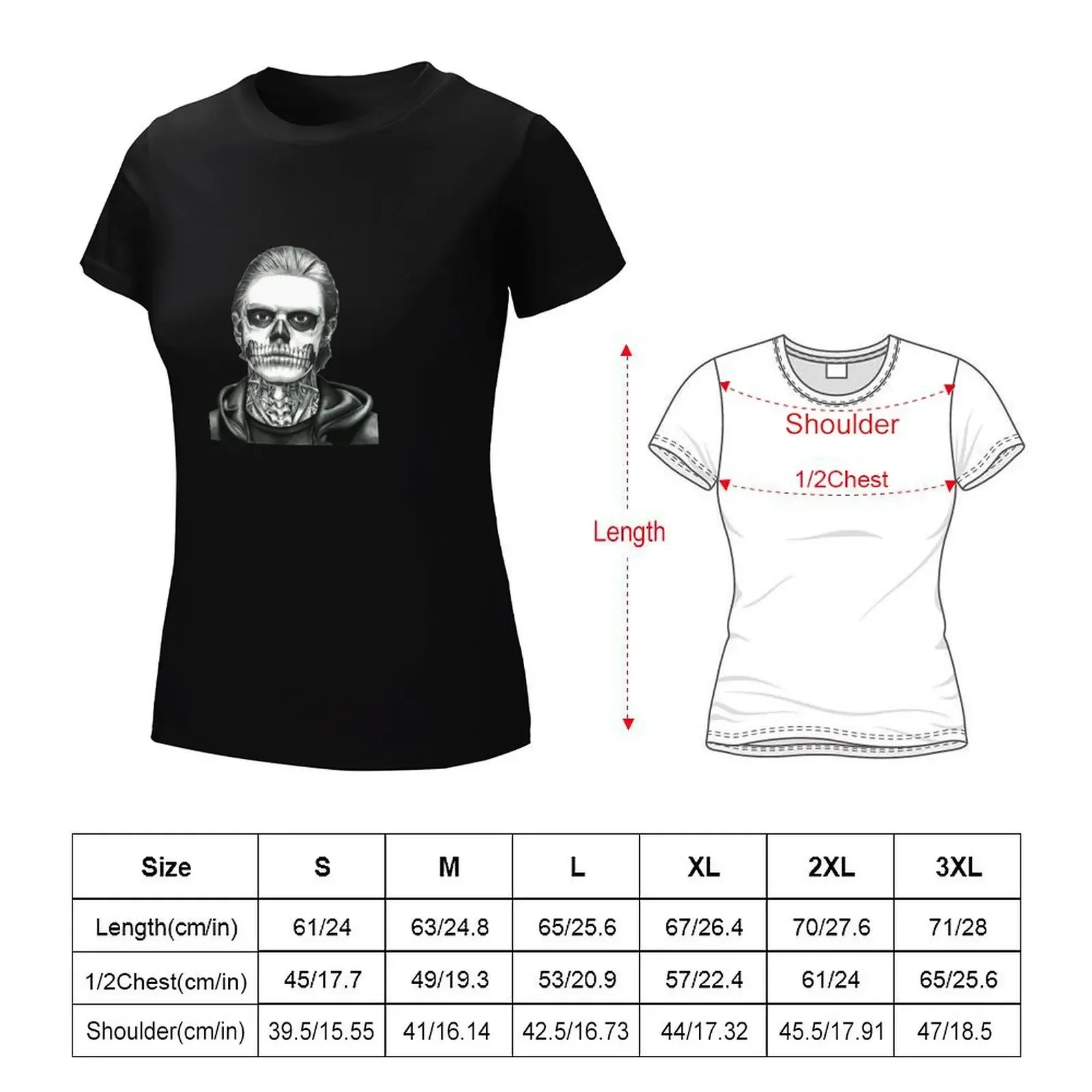 Tate Langdon AHS T-Shirt funny plus size tops Female clothing anime clothes western t-shirt dress for Women