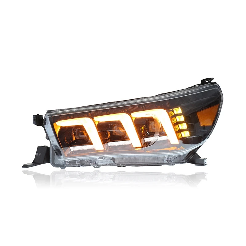 For 2015-2020 Models for Toyota HiLux Headlight Assembly Upgrade Led Light Signal Toyota HiLux Auto Parts Headlight