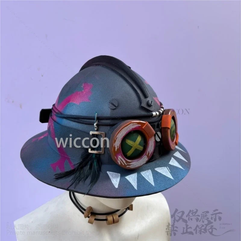 لعبة CosplayAnime Movie League of the Battle Legends of Two Cities Game قبعة كوسبلاي الدعامة لحفلات الهالوين وأعياد الميلاد المخصصة