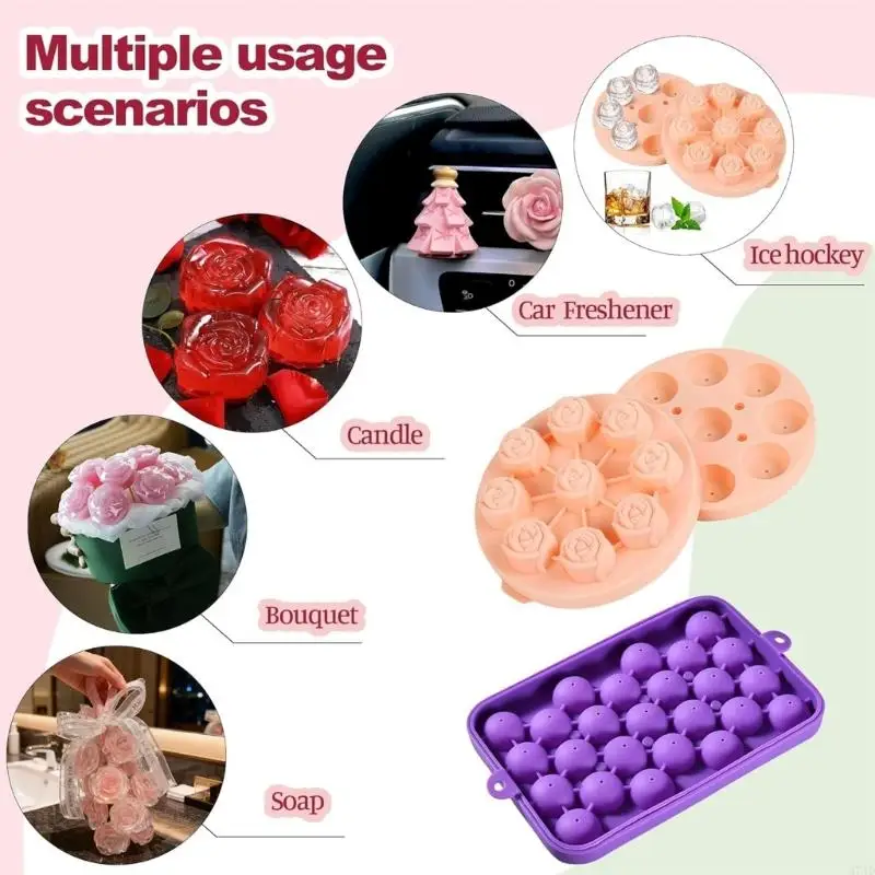 26Pcs Soap Crafting Set Includes Silicone Molds Gift Bag For Handmade Soap 37JD view 5