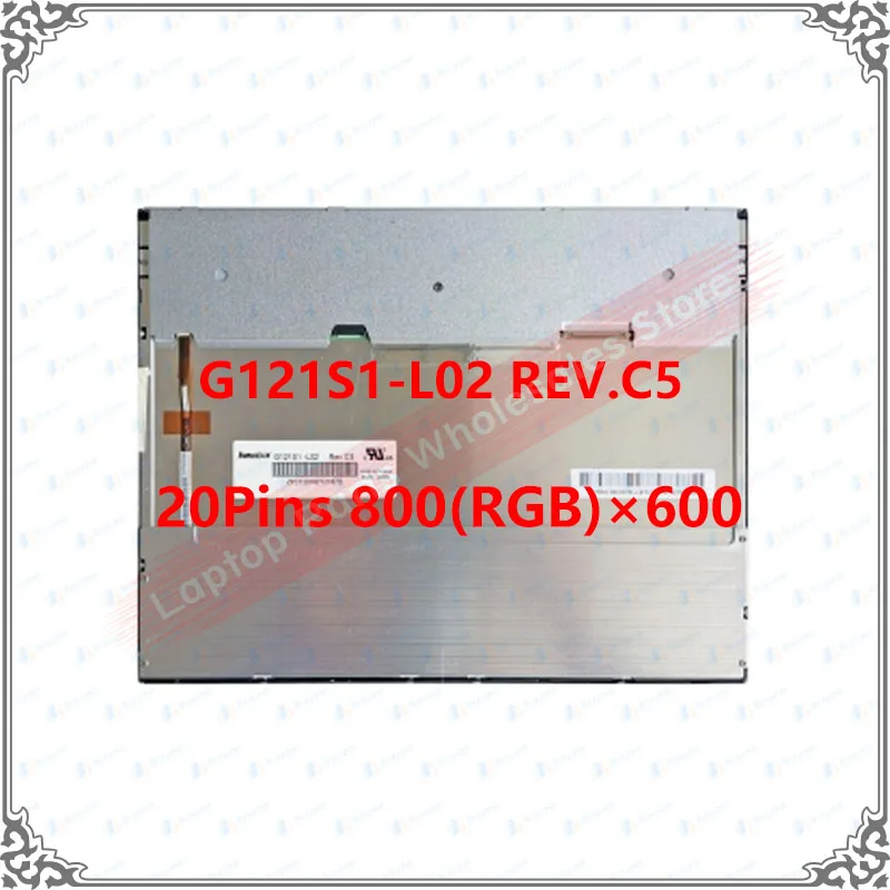 

G121S1-L02 REV.C5 Original Used 12.1" LCD Display 800*600 TFT-LCD Screen Panel 20Pins