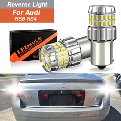 2pcs Canbus LED Reversing lights 1156 P21w Ba15s 60SMD 4040 For Audi RS6 RS4 2003-2008 Signal Auto Lamp 12V Car accsesories