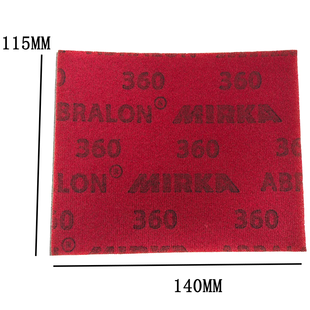 10/30/50 Pcs Mirka Abralon Sanding Disc Sponge Sandpaper 360 Grit 115x140mm Foam Sanding Block Dry Wet for Furniture Wood Car
