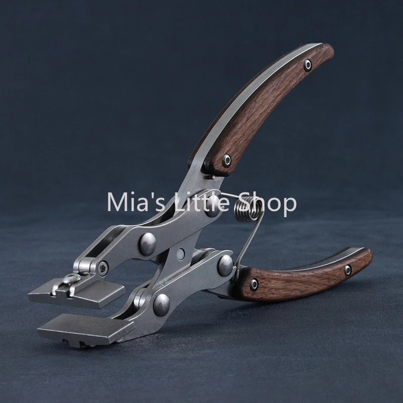Precision Flat Parallel Jaw Pliers 38mm Leathercraft Hand Tool Leather Clip DIY Saddle Maker
