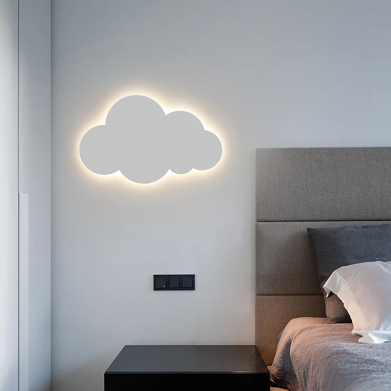 Imagem -03 - Lâmpada de Parede Led Nórdica Moderna Preto Branco Dourado Iluminação para Viver Quarto Corredor Luminárias para Decoração Doméstica