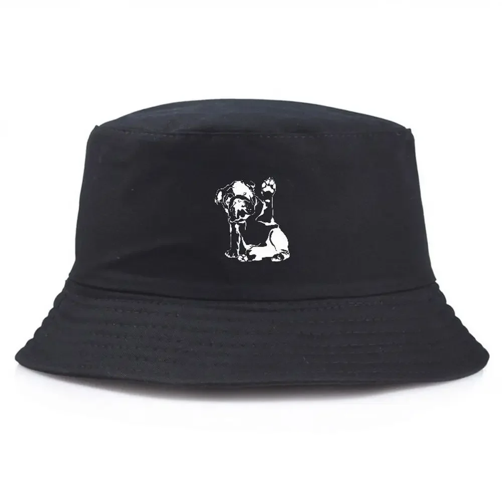 

Summer Fisherman Bucket Hat Fishing Cap With Dog Print, Breathable Sun Protection Hat For Outdoor Fishing, Beach, Daily Wear