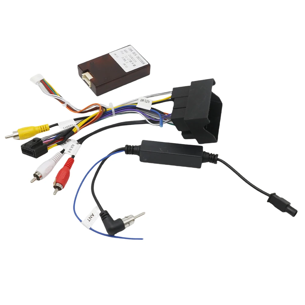 16Pin Android Car Radio Wiring Harness Adapter Cable Canbus Decoder for Porsche Cayenne 2011 -2017 PCM4.0 for Porsche Macan 2016