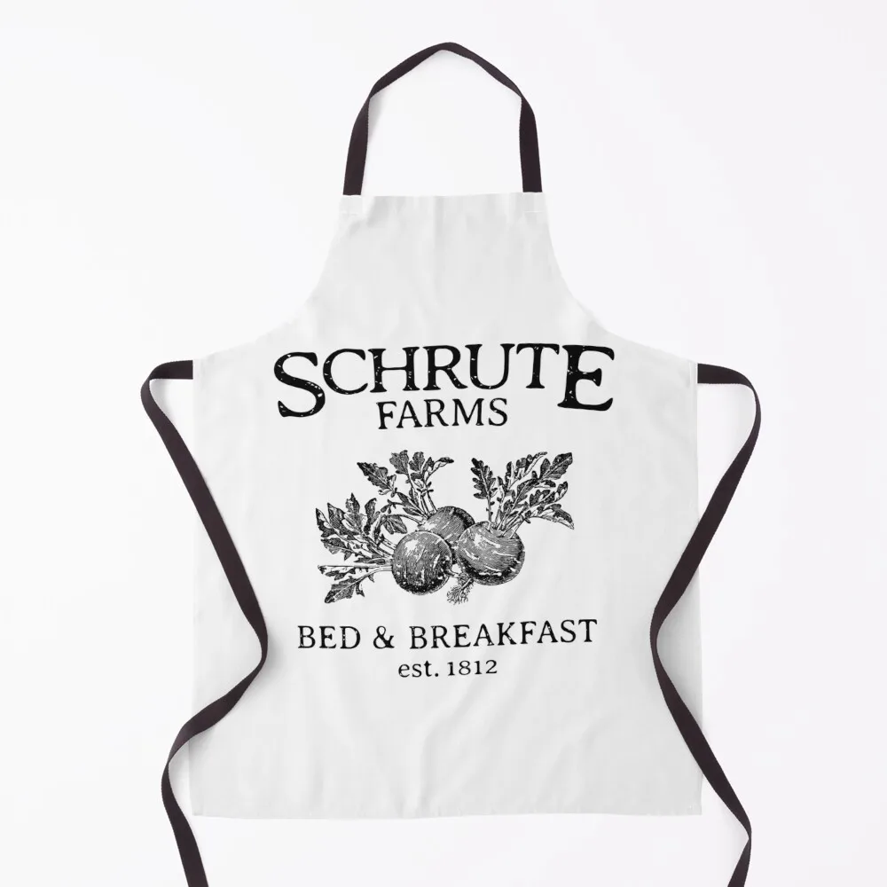 

Фартук Schrute Farm-офис-Dunder Mifflin, Женский фартук для кухни в японском стиле, Женский фартук на заказ