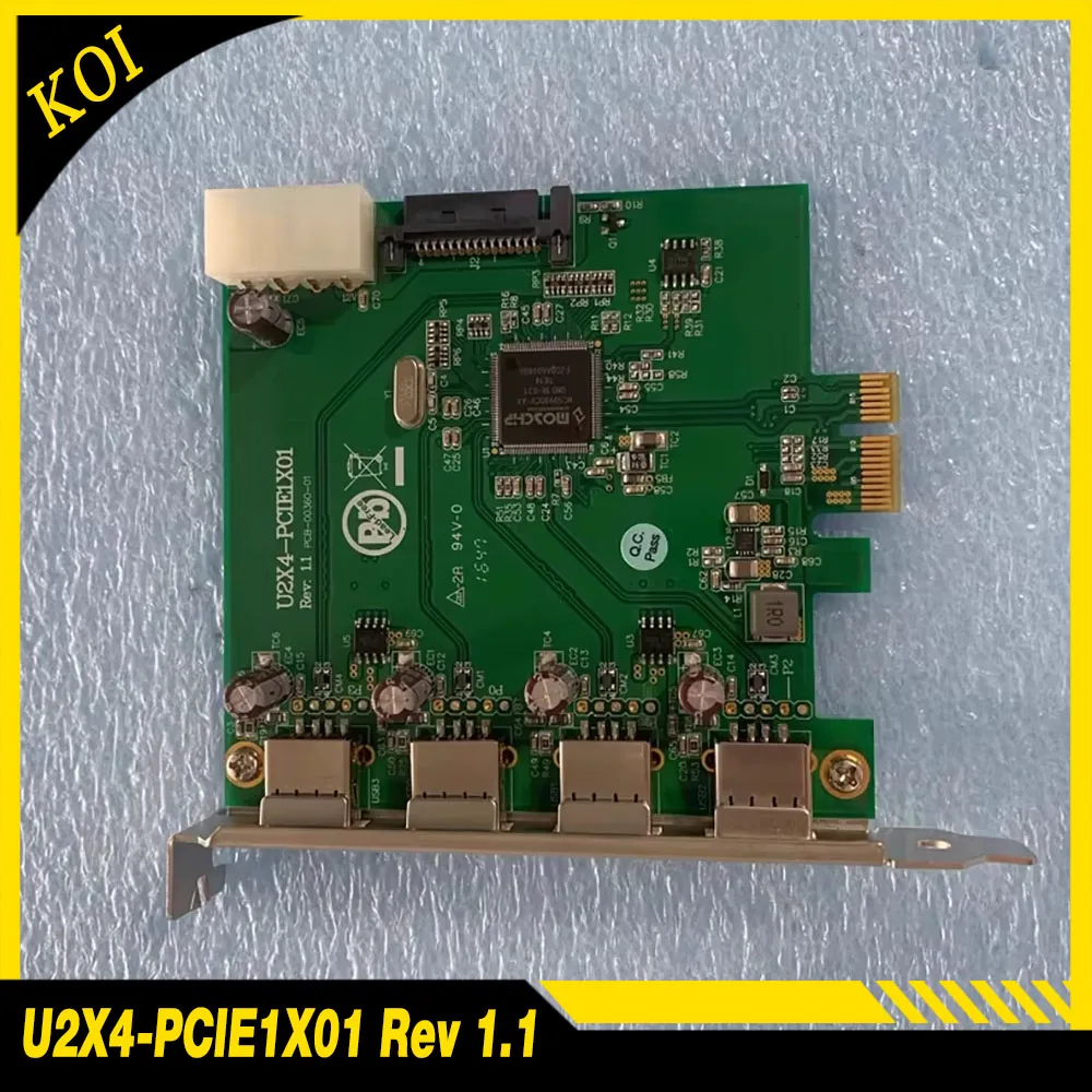 

Для промышленной высокоскоростной USB-камеры I-O-I U2X4-PCIE1X01 Rev 1.1 4-портовый USB 3.0 ASM