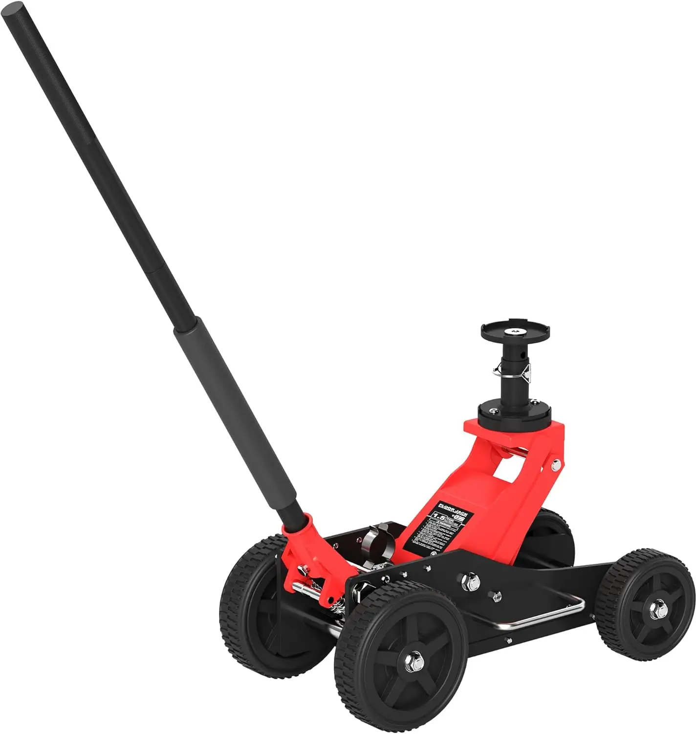 

1.5 Ton Big Wheel Off-Road Jack (3300 lbs), Hydraulic Car Jack, Heavy Duty Steel Vehicle Lift Floor Jack with Extra Saddle for T
