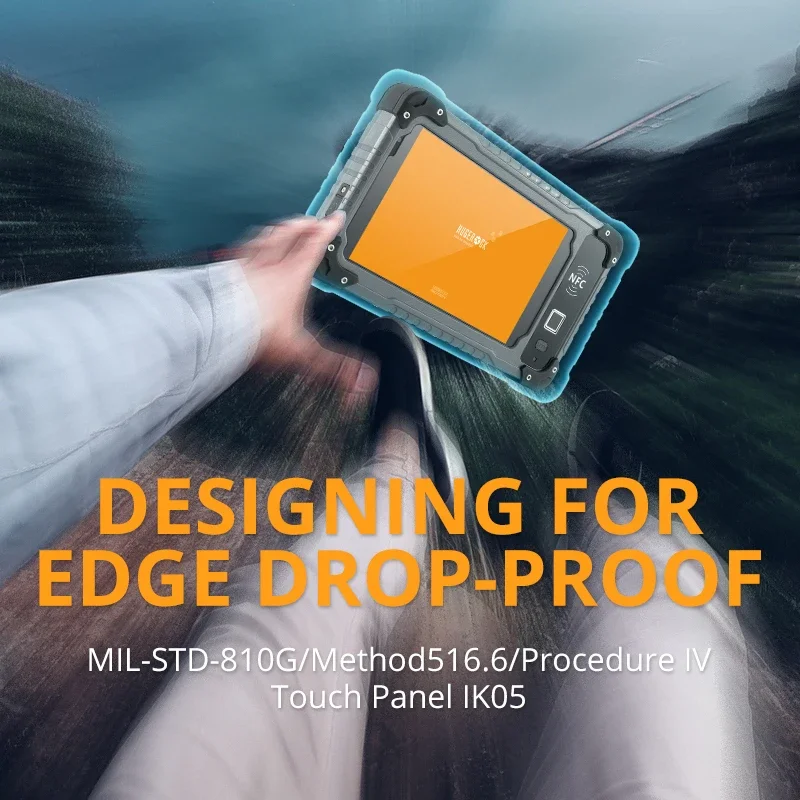 OEM S70 7 Inch PDA Tangguh Pembaca Inventaris Berkualitas Layar Sentuh Komputer Tablet Android Industri yang Diperkuat
