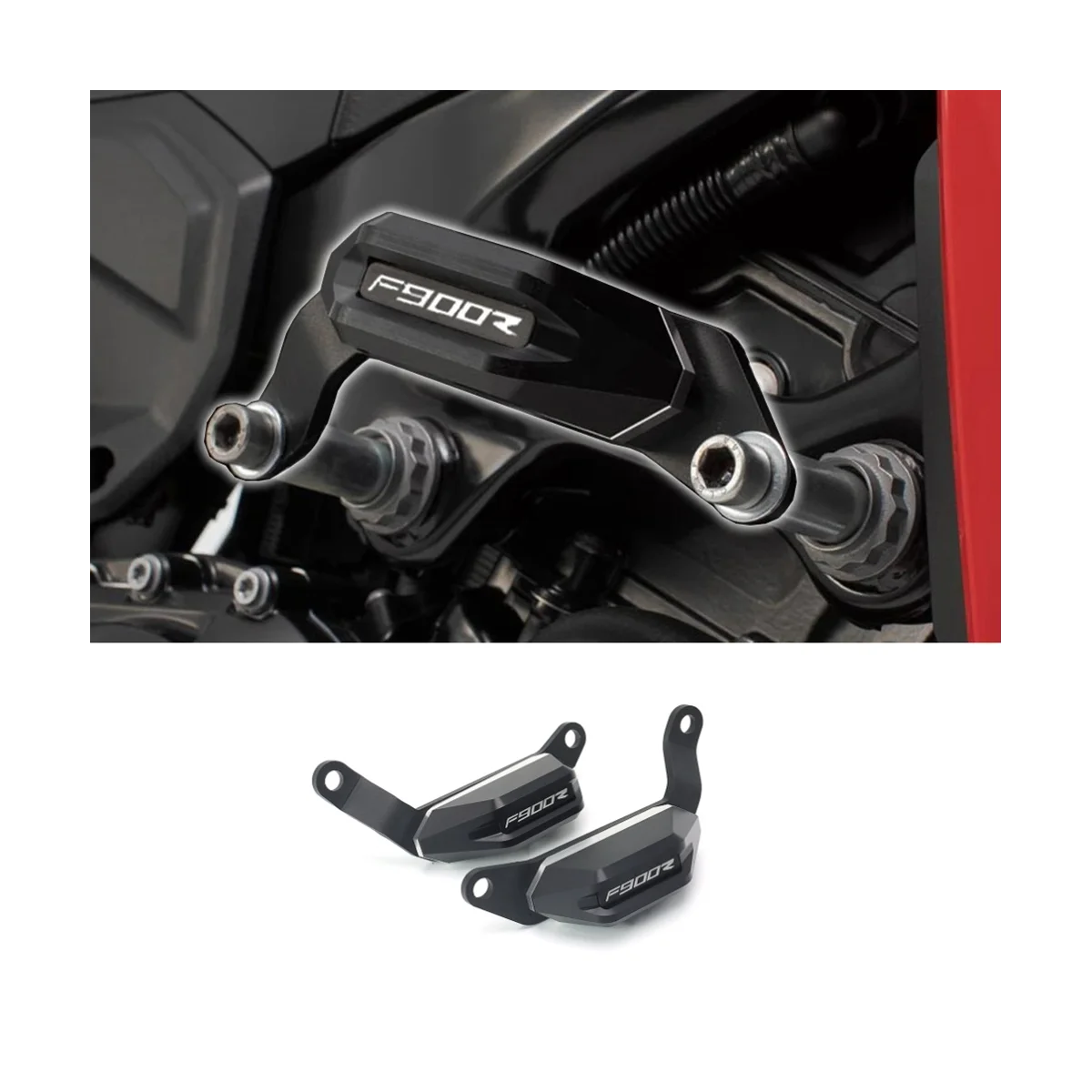 Motorcycle Engine Guard Anti Crash Frame Slider Kit Falling Protector Cover for F900R F 900 R