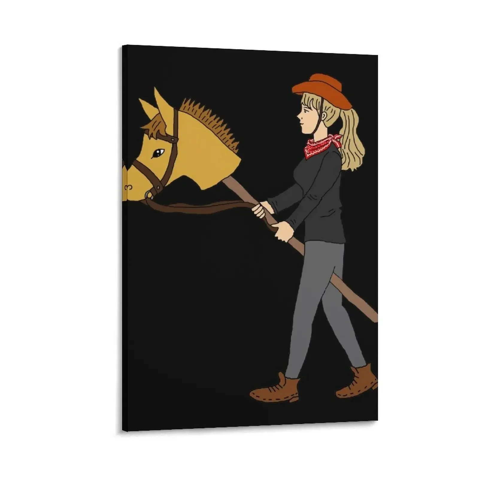 

Hobby horse gift Canvas Painting anime posters Paintings for bedroom room decorations aesthetic house decorations