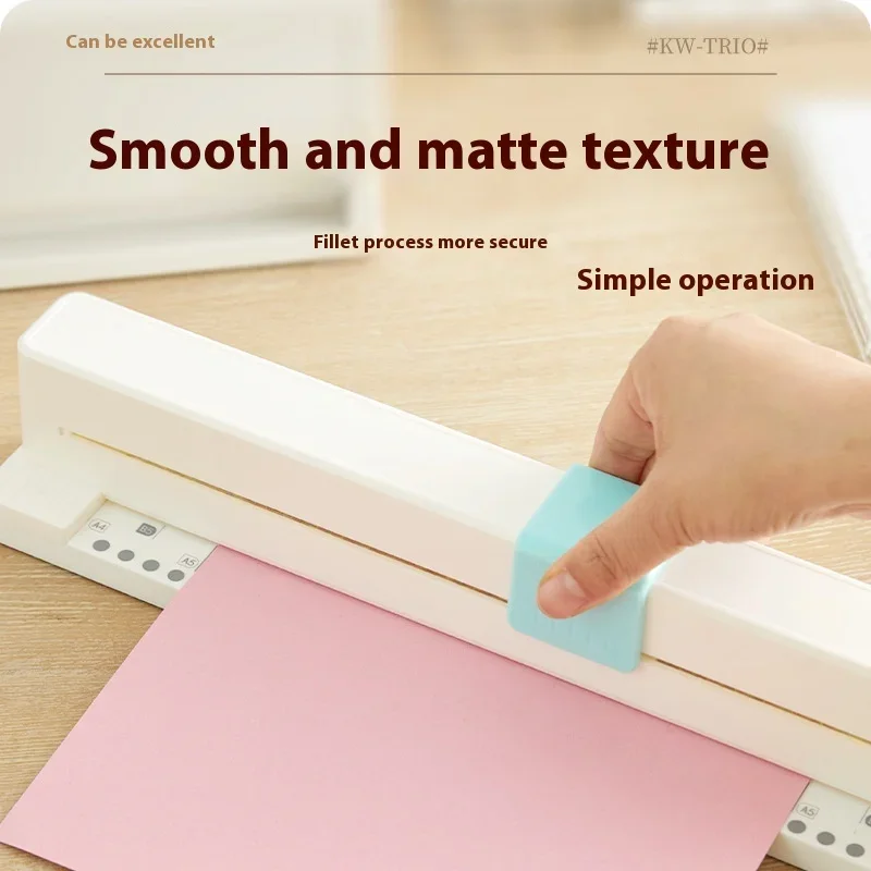 Machine Manual Diy A4 Punching Machine Office School KW-TRIO Punching Machine 30 Hole Document Collar Notebook Punching