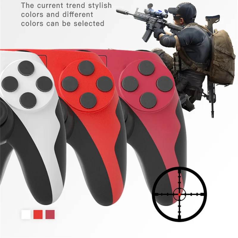 Bộ Điều Khiển Không Dây Chơi Game Bluetooth Cần Điều Khiển Với 6 Trục Cho PS4 Bộ Điều Khiển PS3 Tay Cầm Chơi Game PC Win 7 Rung Động Kép Không trễ