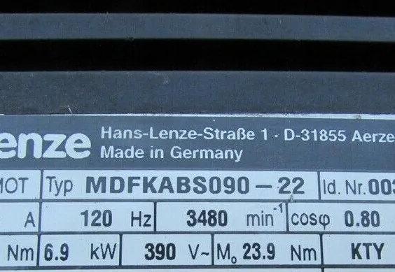 Len ze MDFKABS090-22 Servo Motor